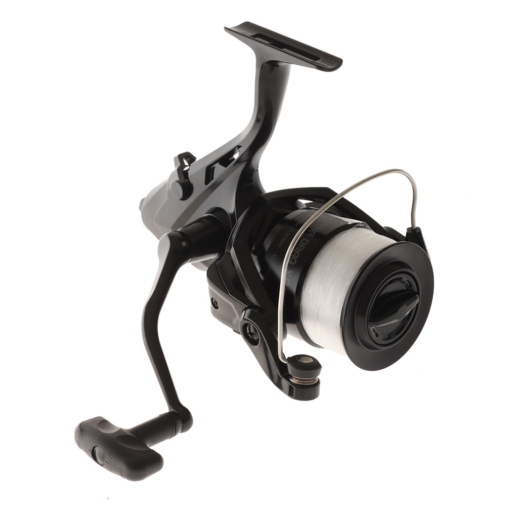 Okuma Dyna Drag XP 6000 Baitfeeder Spinning Reel Spooled with 8kg Mono