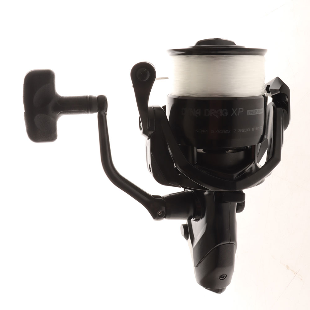 Okuma Dyna Drag XP 7000 Baitfeeder Spinning Reel Spooled with 12kg Mono