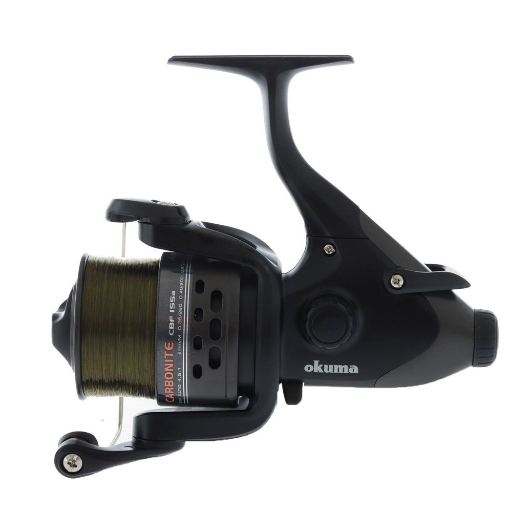 Okuma Carbonite Baitfeeder CBF 155A Revenger Pro Gen Purpose Medium Boat Spin Combo with Line 9ft 6-10kg 2pc