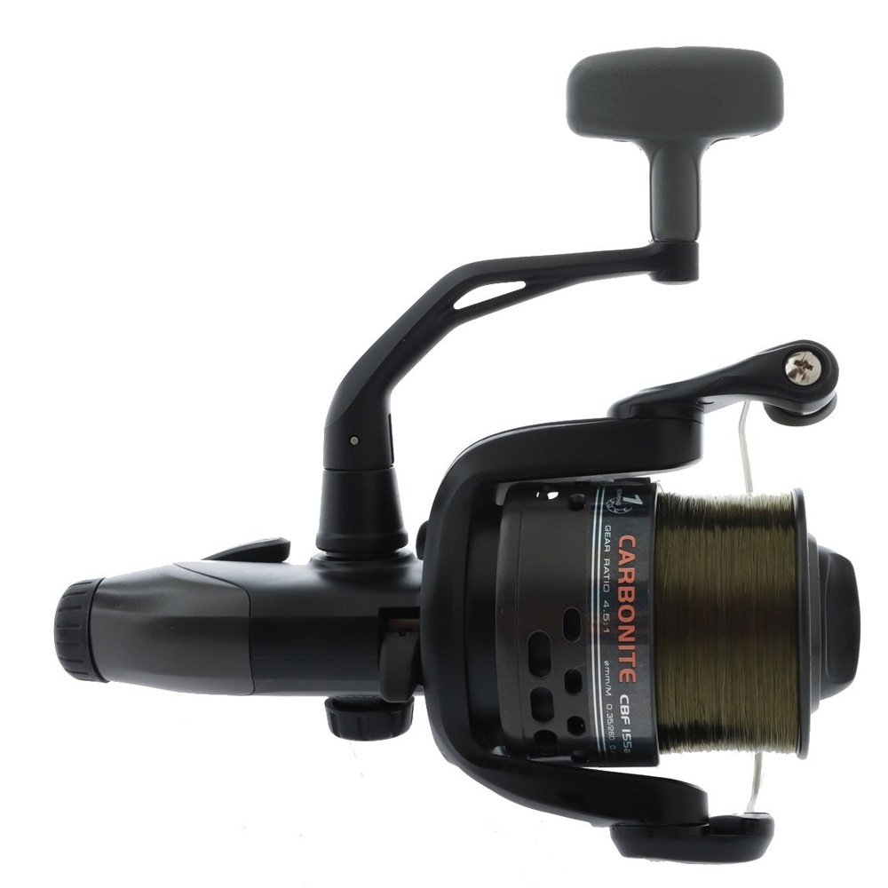 Okuma Carbonite Baitfeeder CBF 155A Spinning Reel Spooled with Line