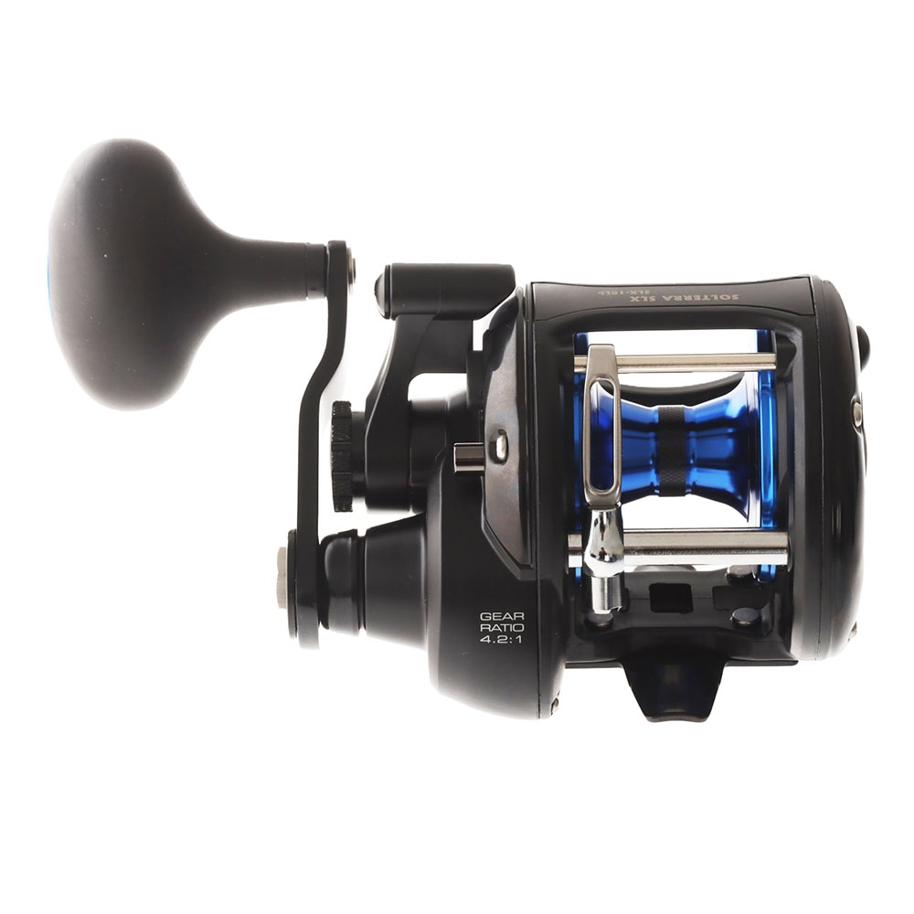 Okuma Solterra SLX 10L Blue Level Wind Boat Reel