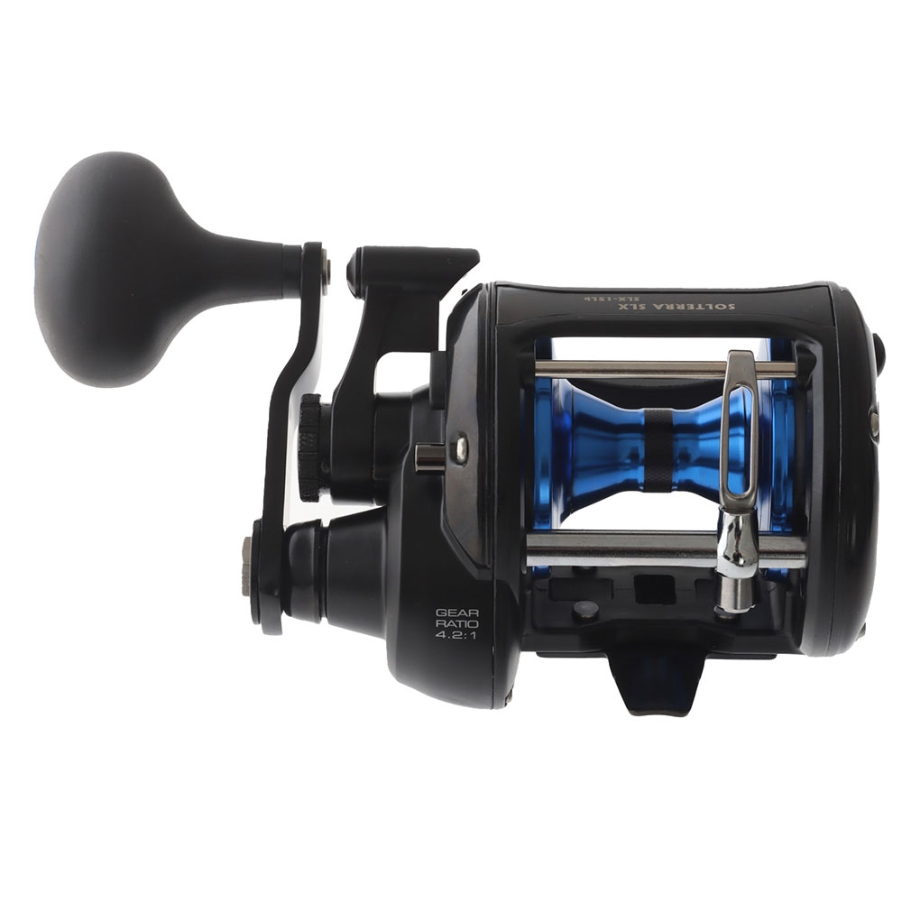 Okuma Solterra SLX 15L Blue Level Wind Boat Reel