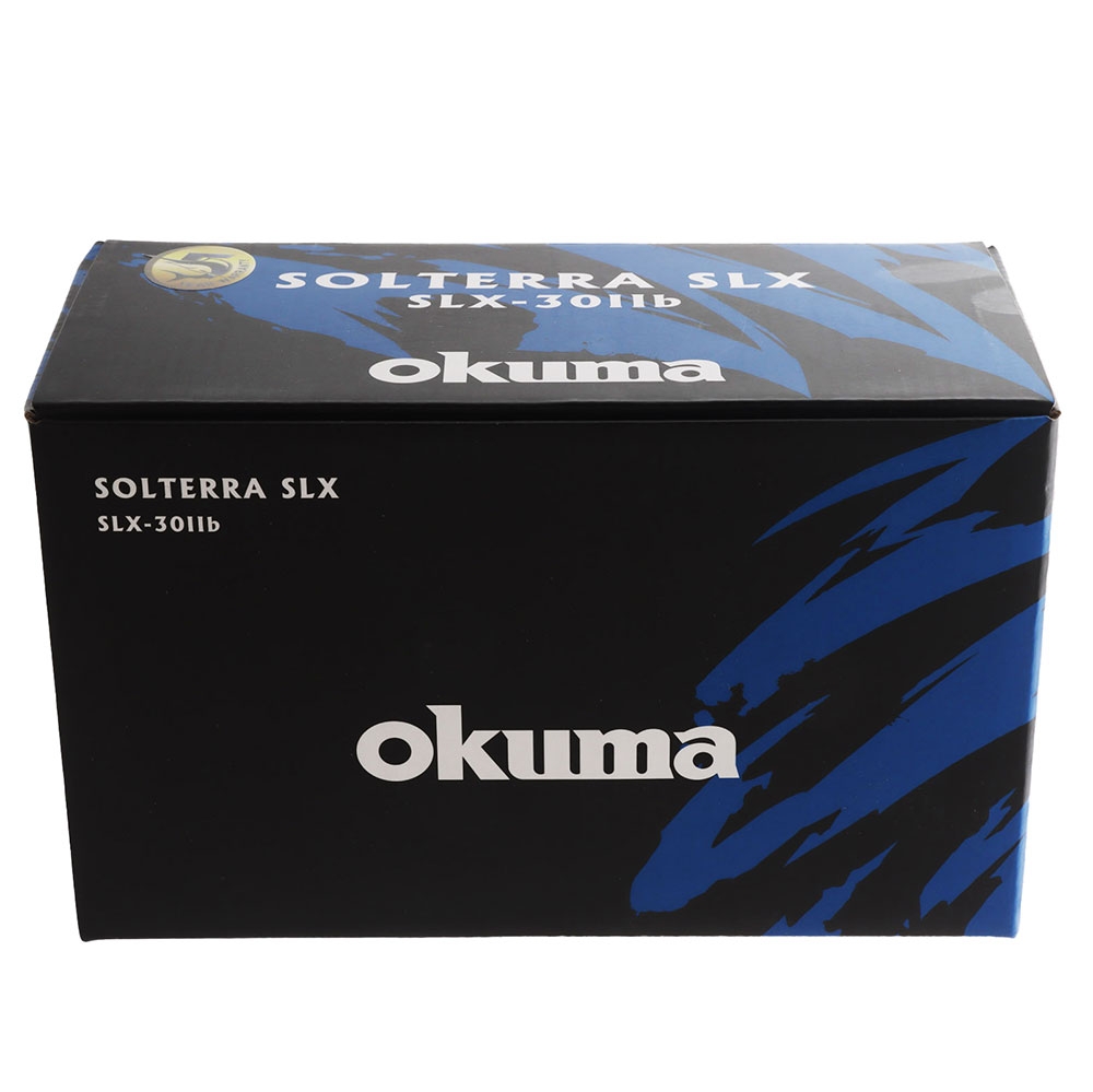 Okuma Solterra SLX 30 Blue 2-Speed T Handle Lever Drag Boat Reel