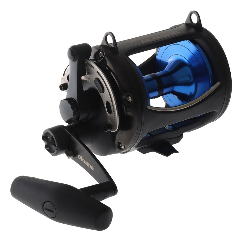 Okuma Solterra SLX 50W Blue CD Rods 2-Speed Land Based Game Combo 7ft 9in 15-24kg 2pc