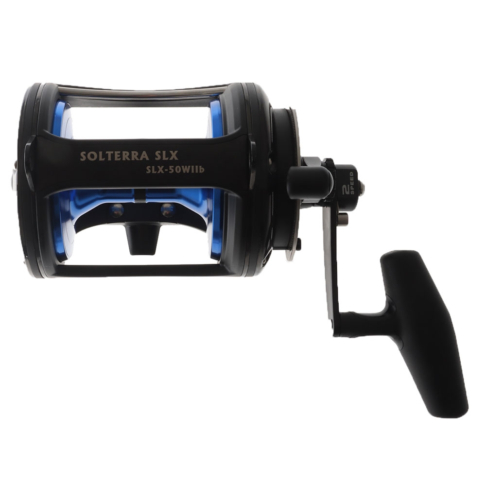 Okuma Solterra SLX 50W Blue CD Rods 2-Speed Land Based Game Combo 7ft 9in 15-24kg 2pc