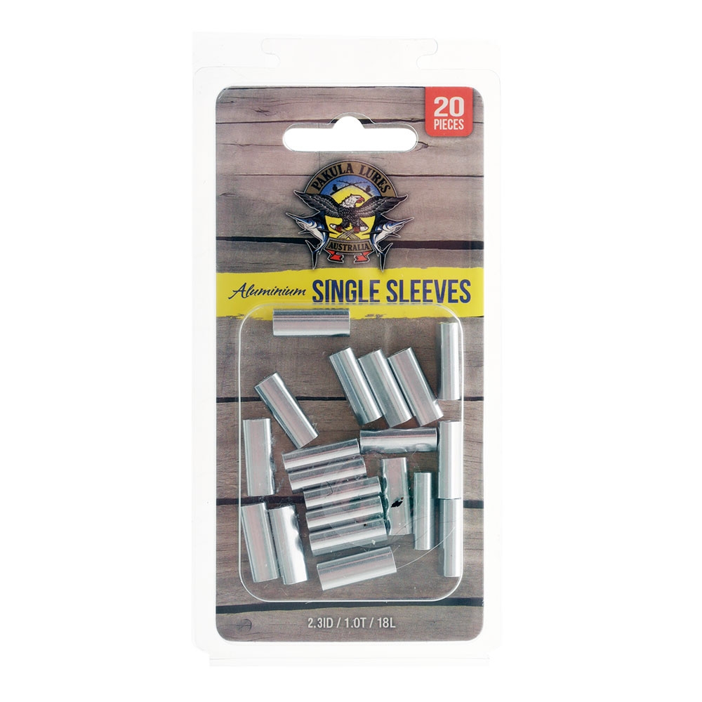 Pakula Aluminium Crimp Sleeves 2.3mm Qty 20