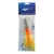 H2O Pro Mean Machine Abalone Feather Albacore Tuna Lure 17cm - Rigged Orange/Yellow