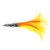 H2O Pro Mean Machine Abalone Feather Albacore Tuna Lure 17cm Orange/Yellow