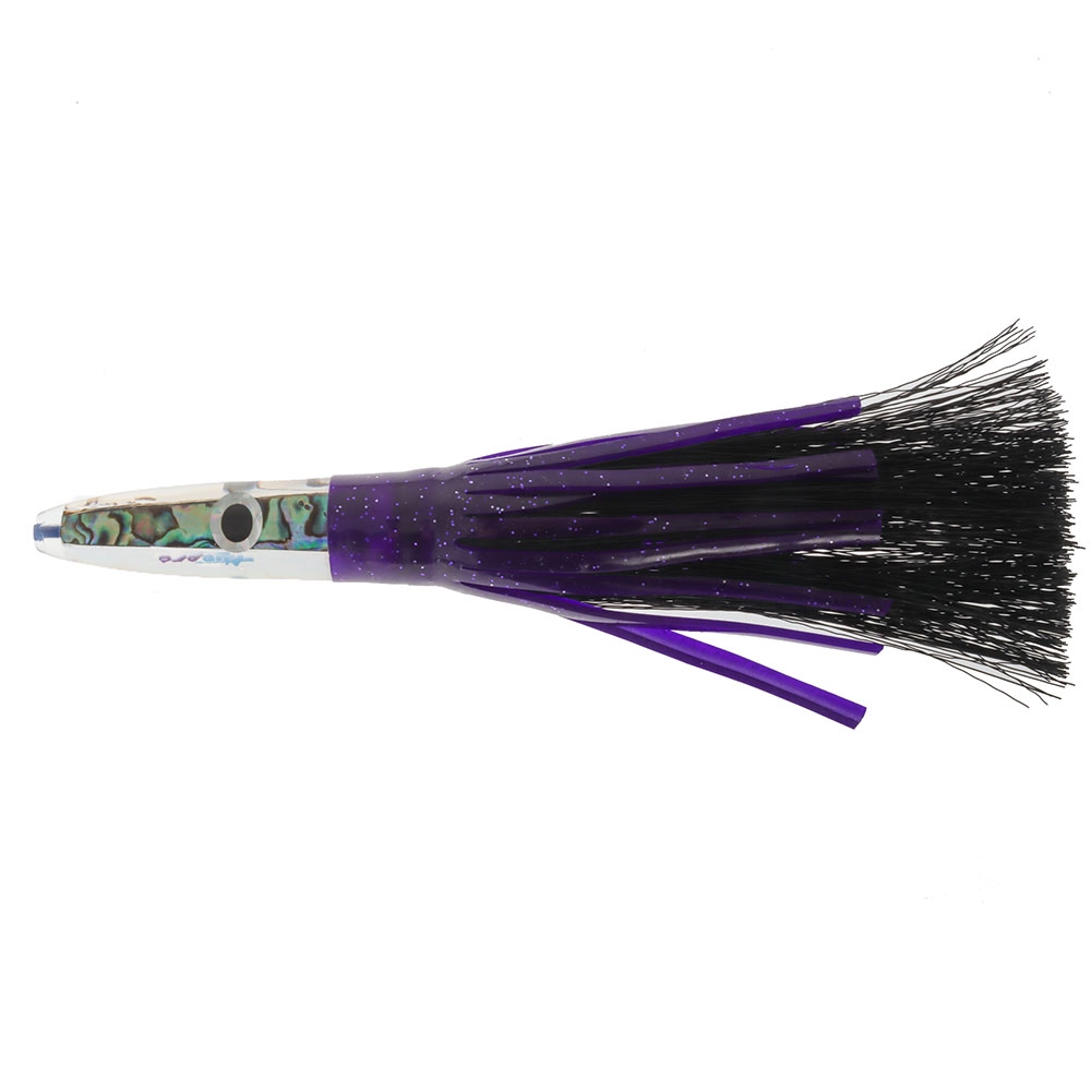 H2O Pro Mean Machine Abalone Grass Skirt Albacore Tuna Lure 200mm Purple