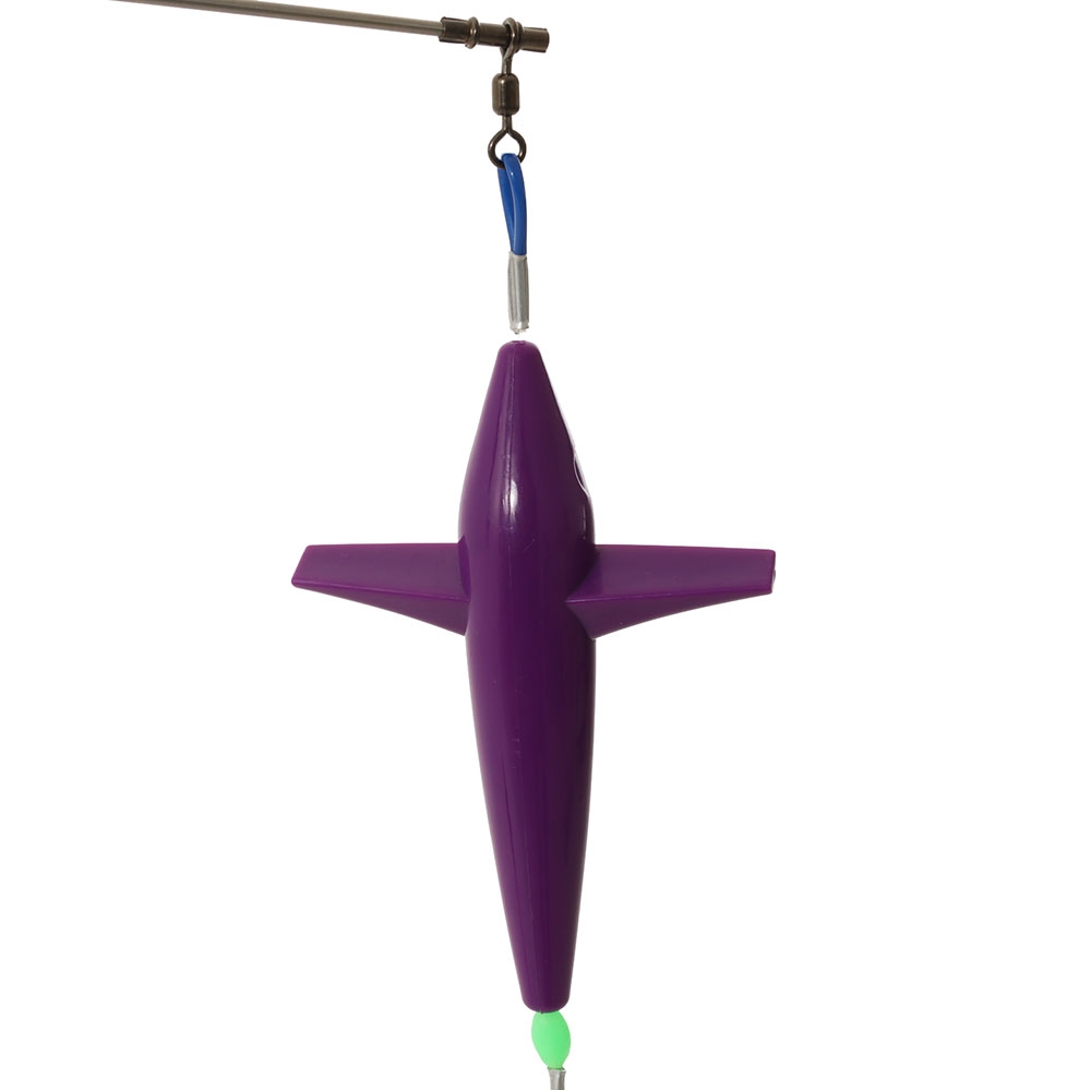 H2O Pro Dual Direction Bulb Squid Titanium Spreader Bar 24in Purple/Black