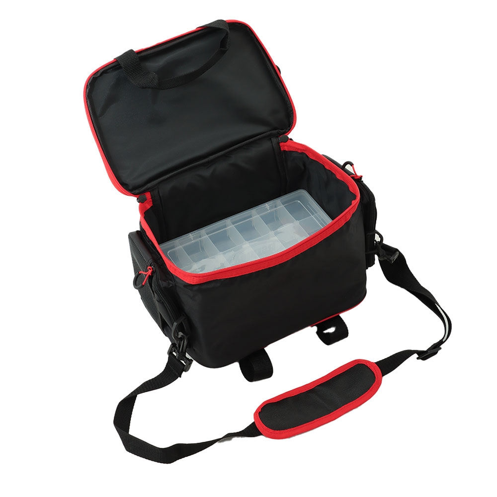 Berkley Medium Tackle Bag with 2 Tackle Trays Black
