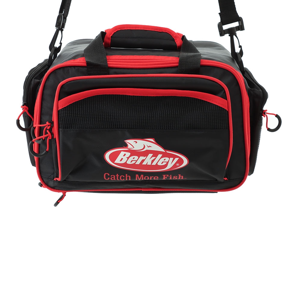 Berkley Medium Tackle Bag with 2 Tackle Trays Black