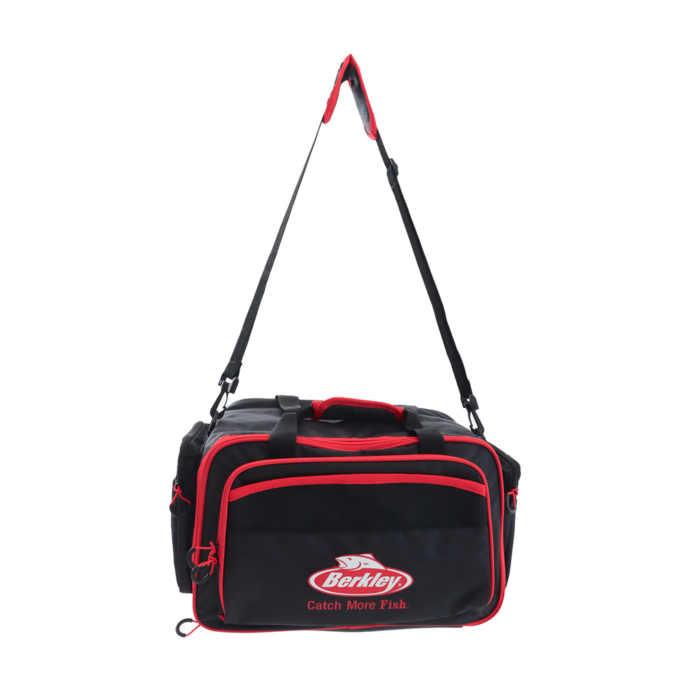 Berkley Large Tackle Bag with 2 Tackle Trays Black