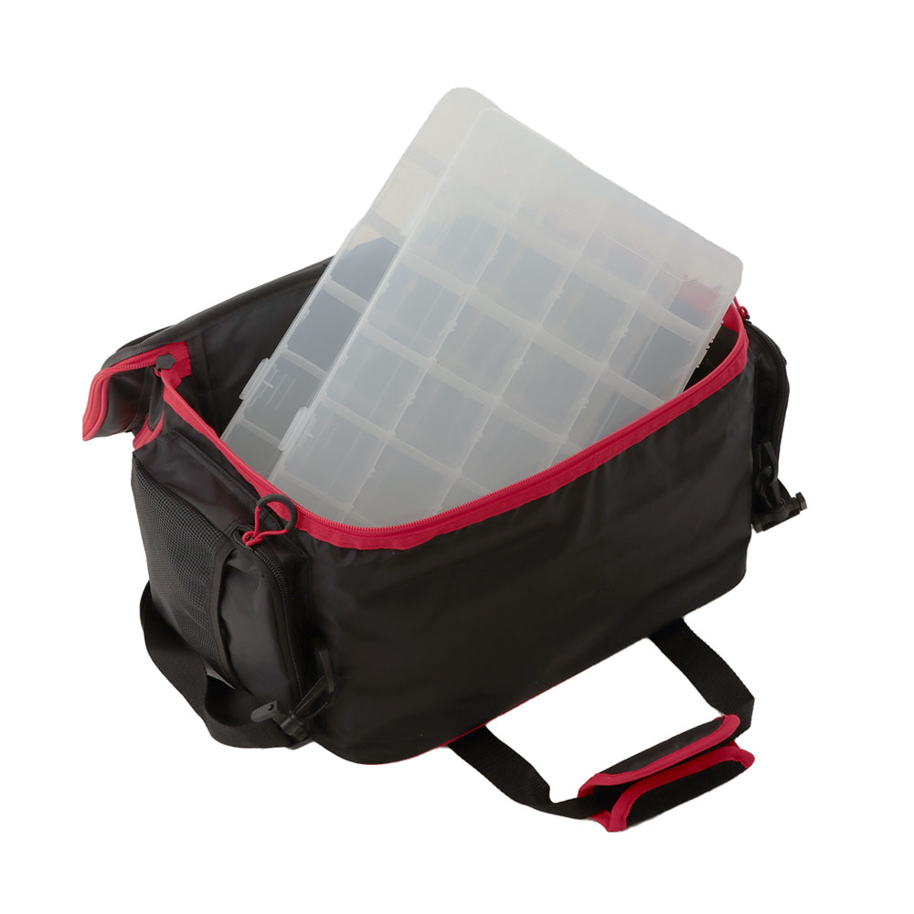 Berkley Large Tackle Bag with 2 Tackle Trays Black