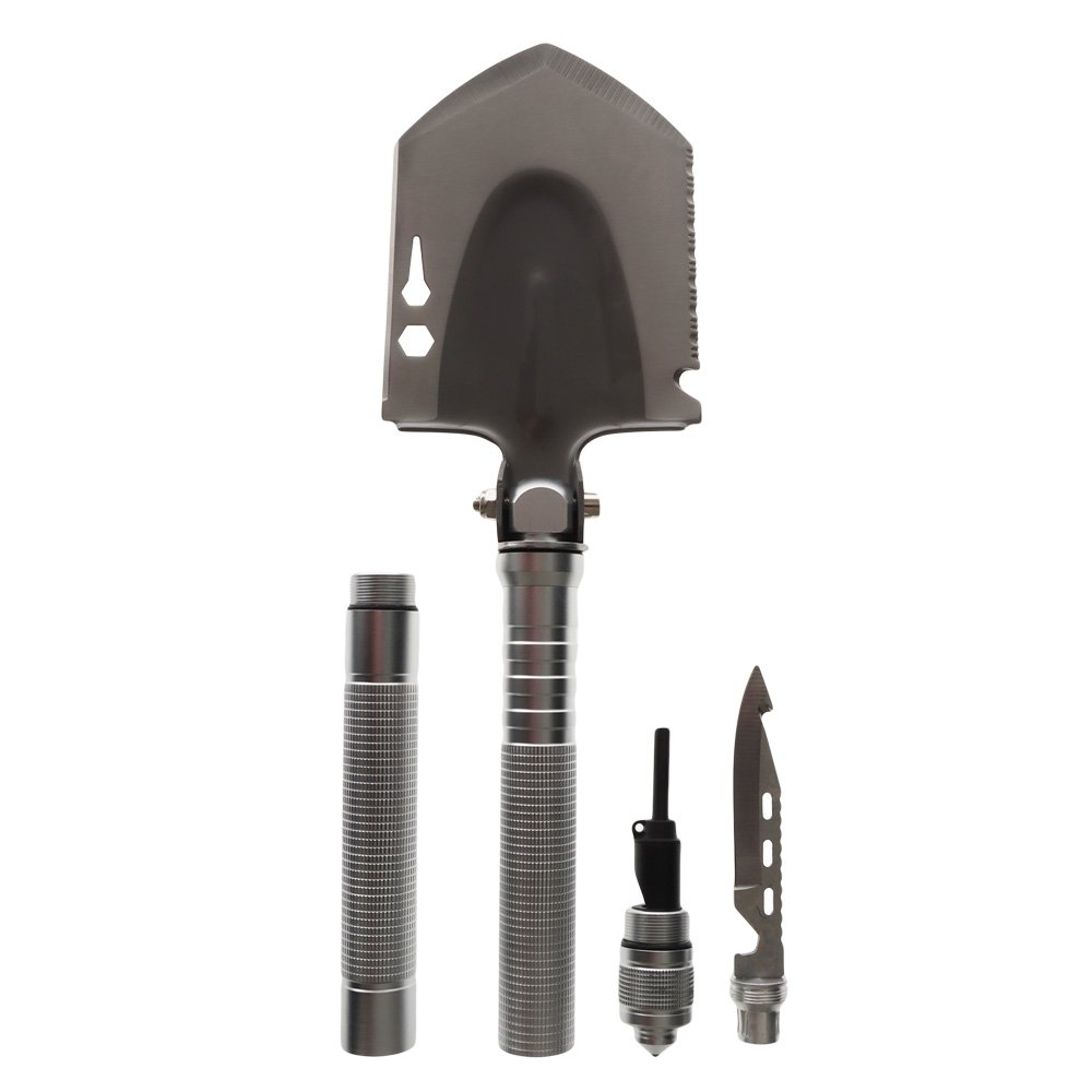 Camping Multi-Tool Shovel Silver