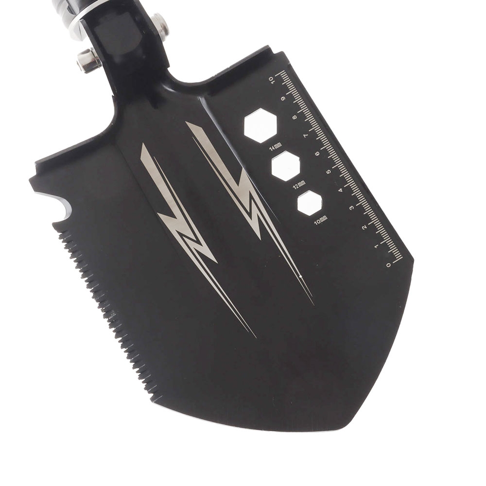Multi-Function Camping Shovel Black