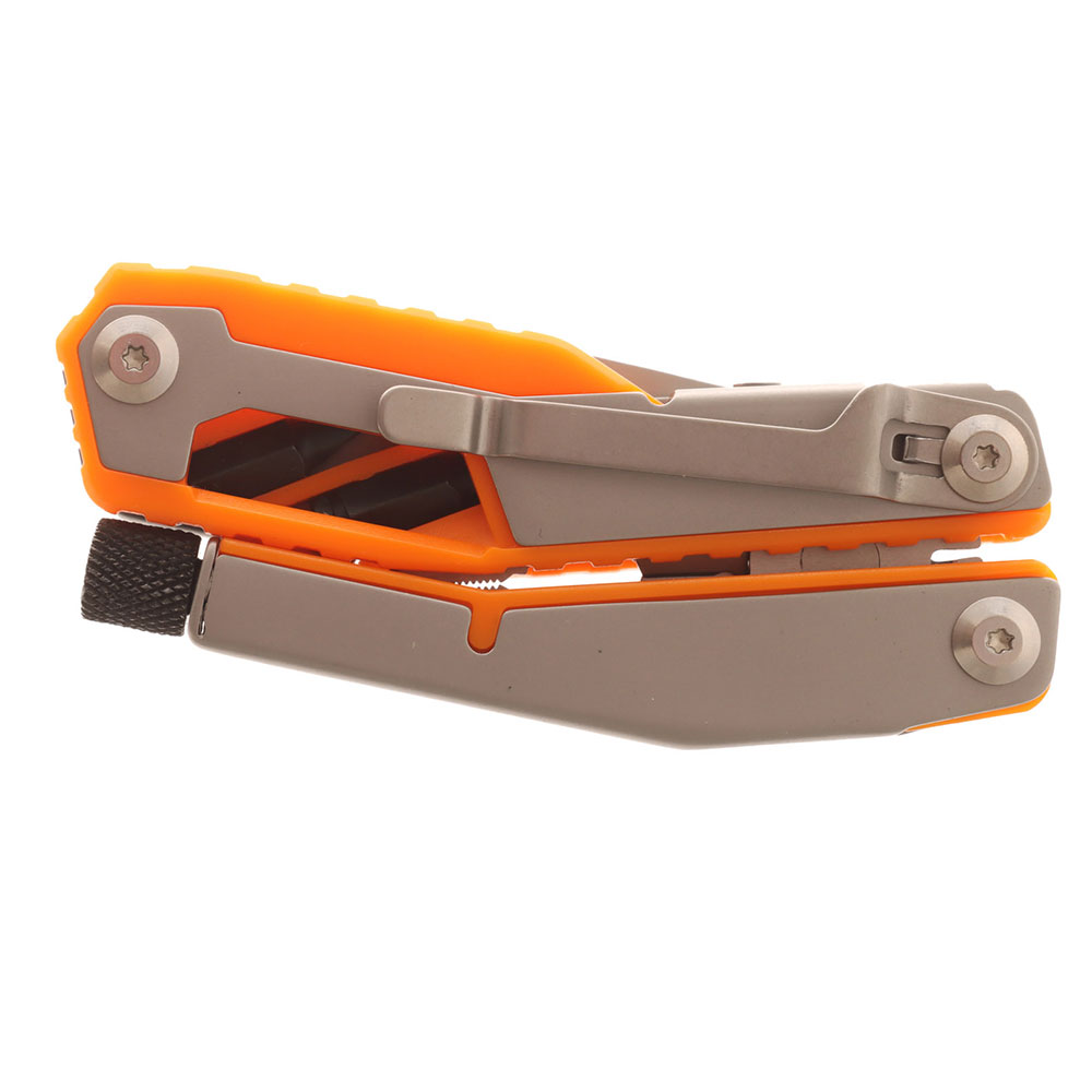 7-in-1 Stainless Steel Multi-Tool Silver/Orange