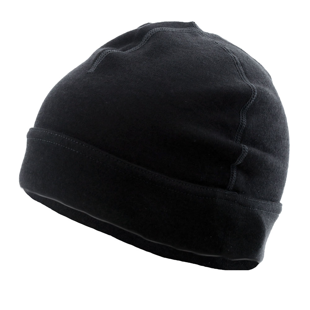 Black Shag Merino Beanie Black