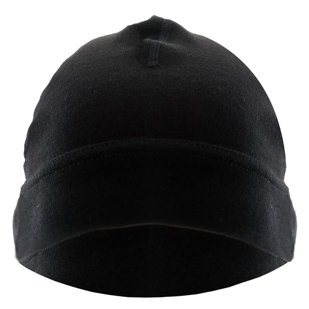 Black Shag Merino Beanie