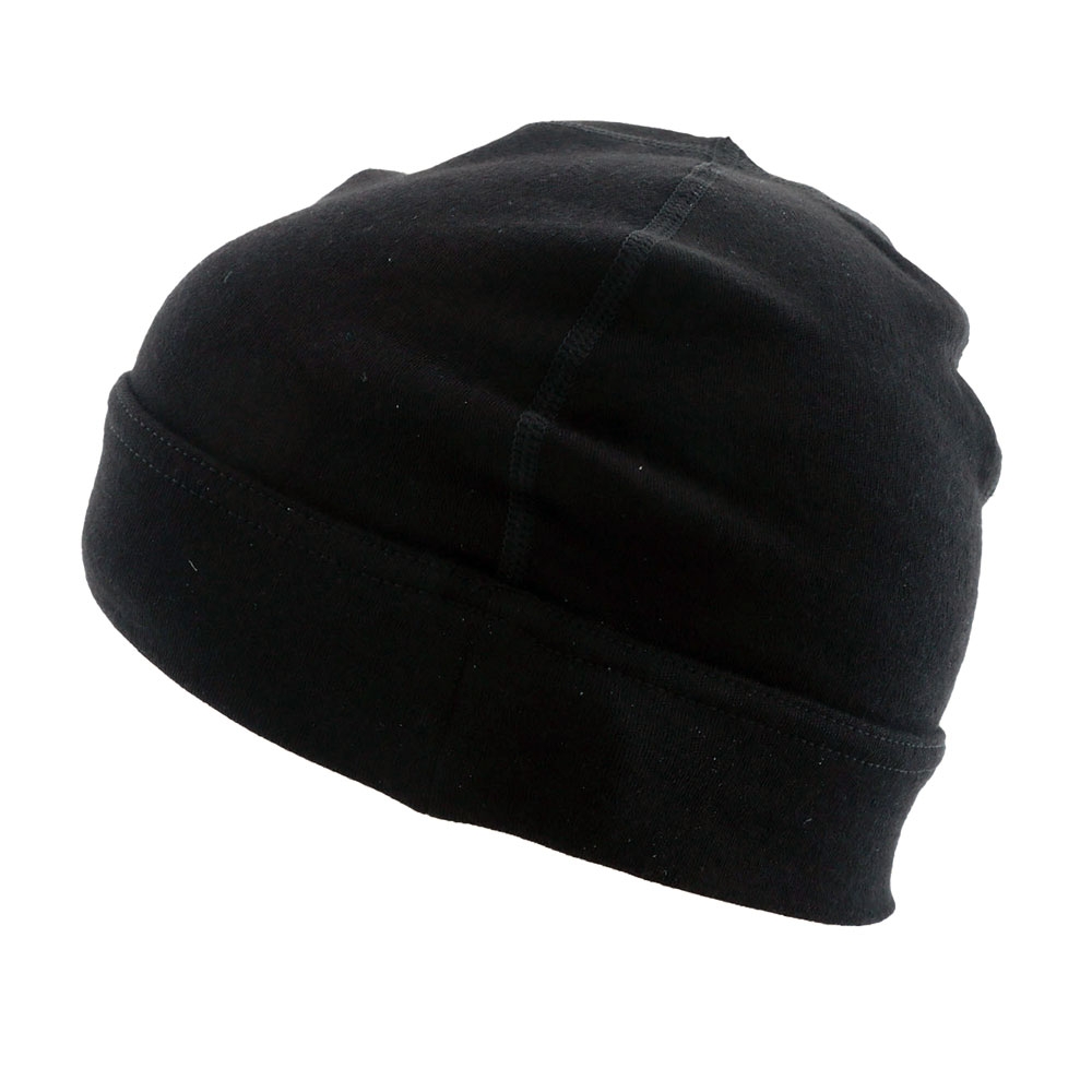 Black Shag Merino Beanie