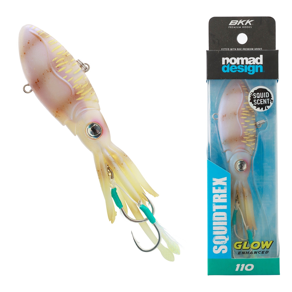 Nomad Design Squidtrex Vibe Squid Lure 110mm 49.6g Tiger