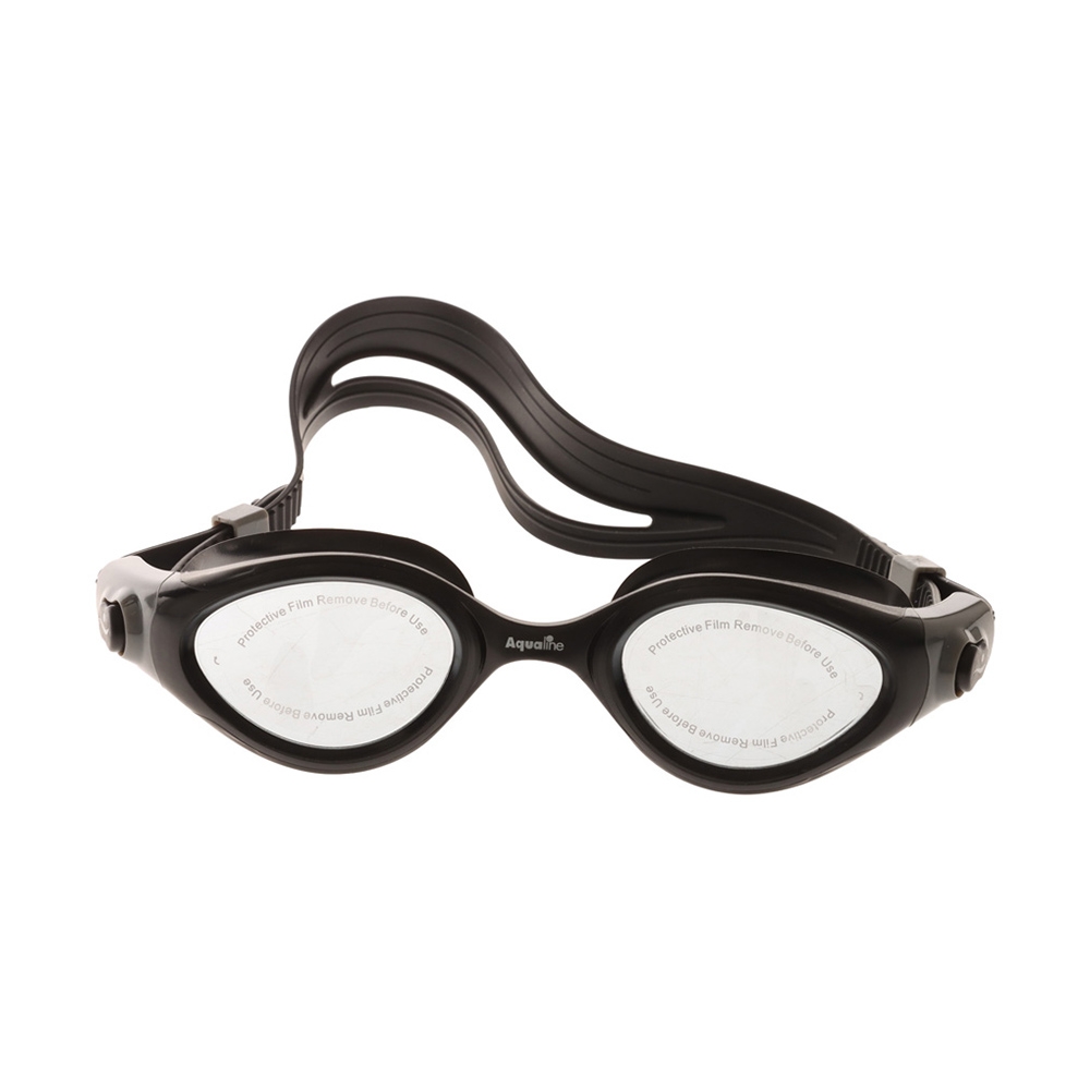 Aqualine Scope Swimming Goggles Black/Black