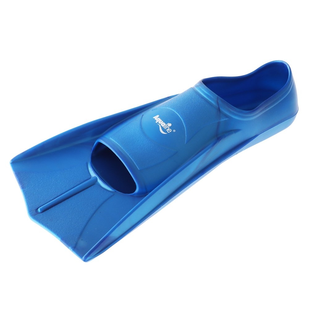Aqualine Short Swimming Training Fins Blue