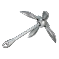 Galvanised Collapsible Anchor 4kg Thumbnail Galvanised Collapsible Anchor 4kg