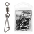 Black Magic Rolling Snap Swivel 20kg Qty 8