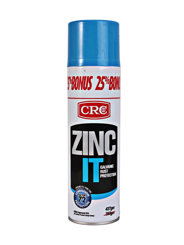 CRC Zinc It Galvanic Rust Protection Coating Aerosol 350g