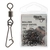 Black Magic Rolling Snap Swivel 15kg Qty 9