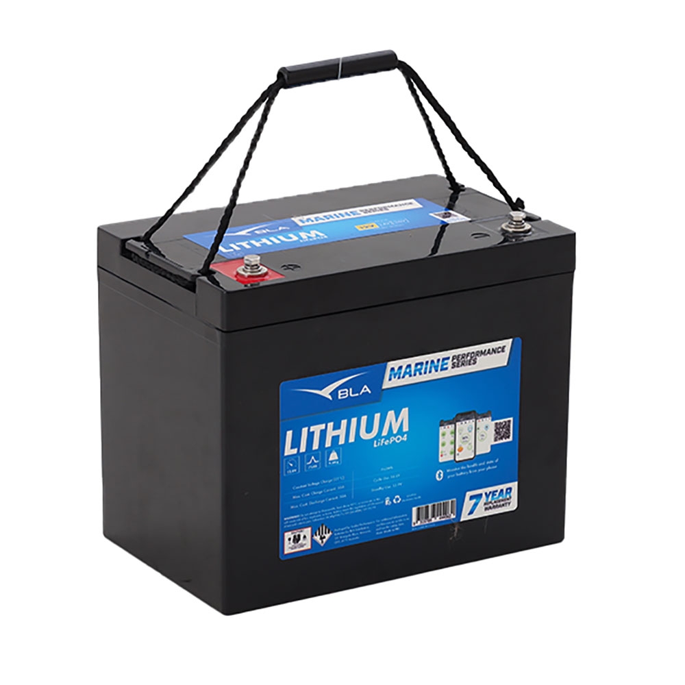 BLA Marine Performance LiFePO4 Lithium Battery 12V 75Ah Bluetooth