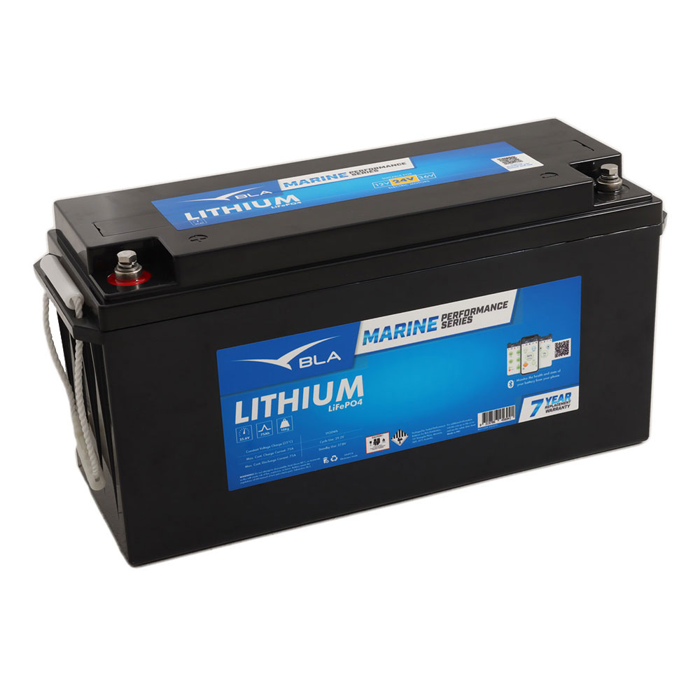 BLA Marine Performance LiFePO4 Lithium Battery 24V 75Ah Bluetooth