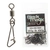 Black Magic Rolling Snap Swivel Bulk Pack 4-8kg Qty 34