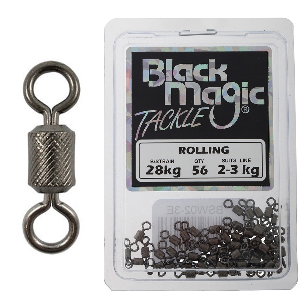 Black Magic Rolling Swivels 2-3kg Qty 56
