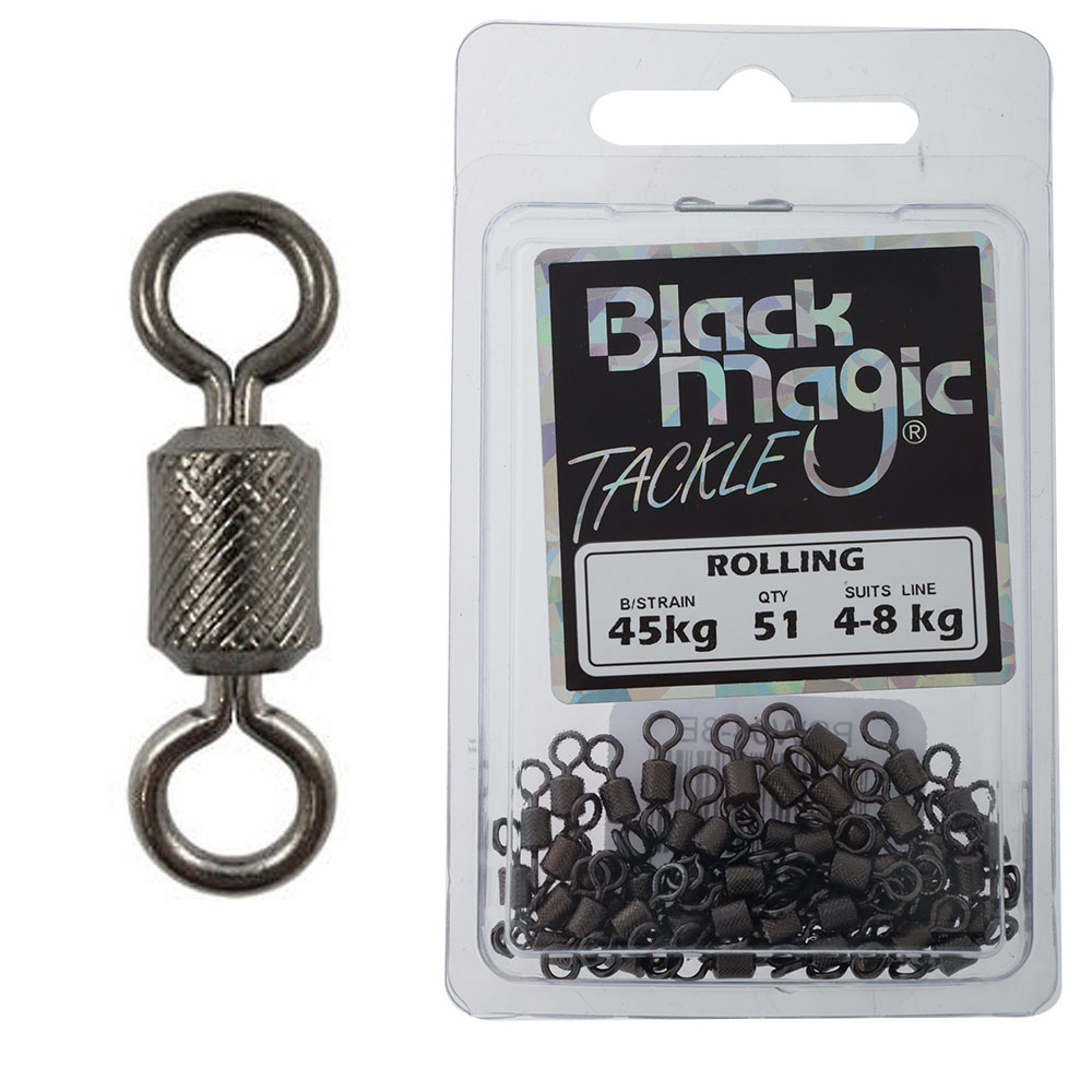 Black Magic Rolling Swivels 4-8kg Qty 51