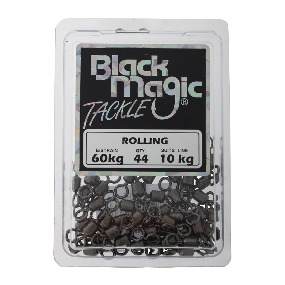 Black Magic Rolling Swivels 10kg Qty 44