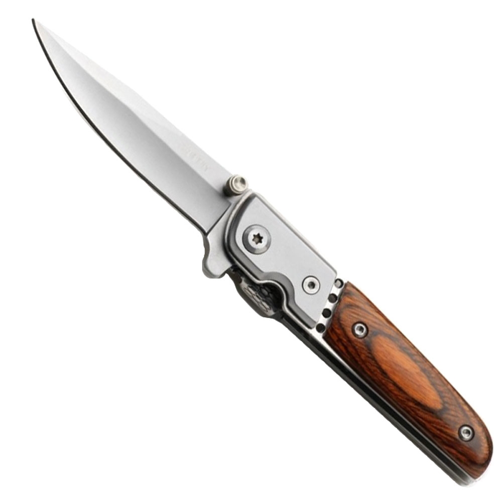 Whitby Wood Folding Pocket Knife 9cm