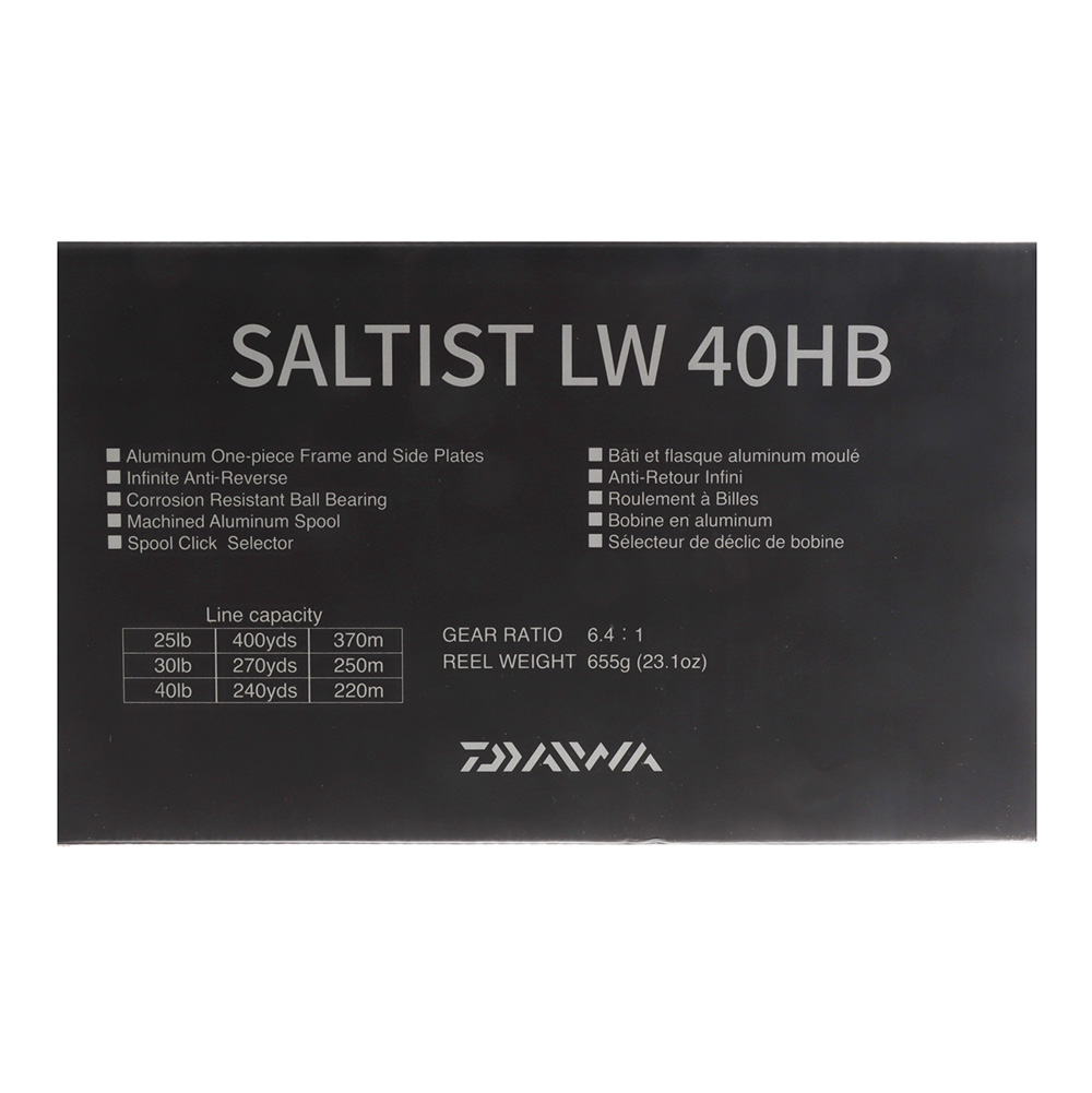 Daiwa Saltist LW 40HB Levelwind Overhead Boat Reel