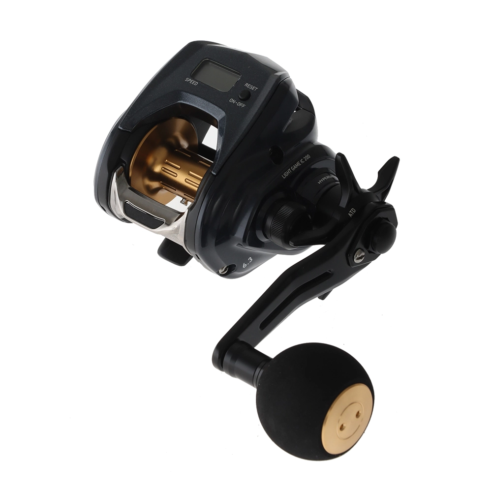 Daiwa Light Game IC 200 Baitcast Reel with Power Handle Daiwa Light Game IC 200 Baitcast Reel with Power Handle