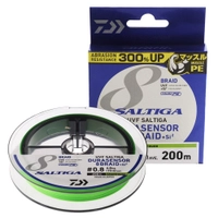 Daiwa UVF Saltiga Durasensor X8 +Si2 Braid Chartreuse Green 200m PE0.8 15lb 0.153mm Thumbnail Daiwa UVF Saltiga Durasensor X8 +Si2 Braid Chartreuse Green 200m PE0.8 15lb 0.153mm