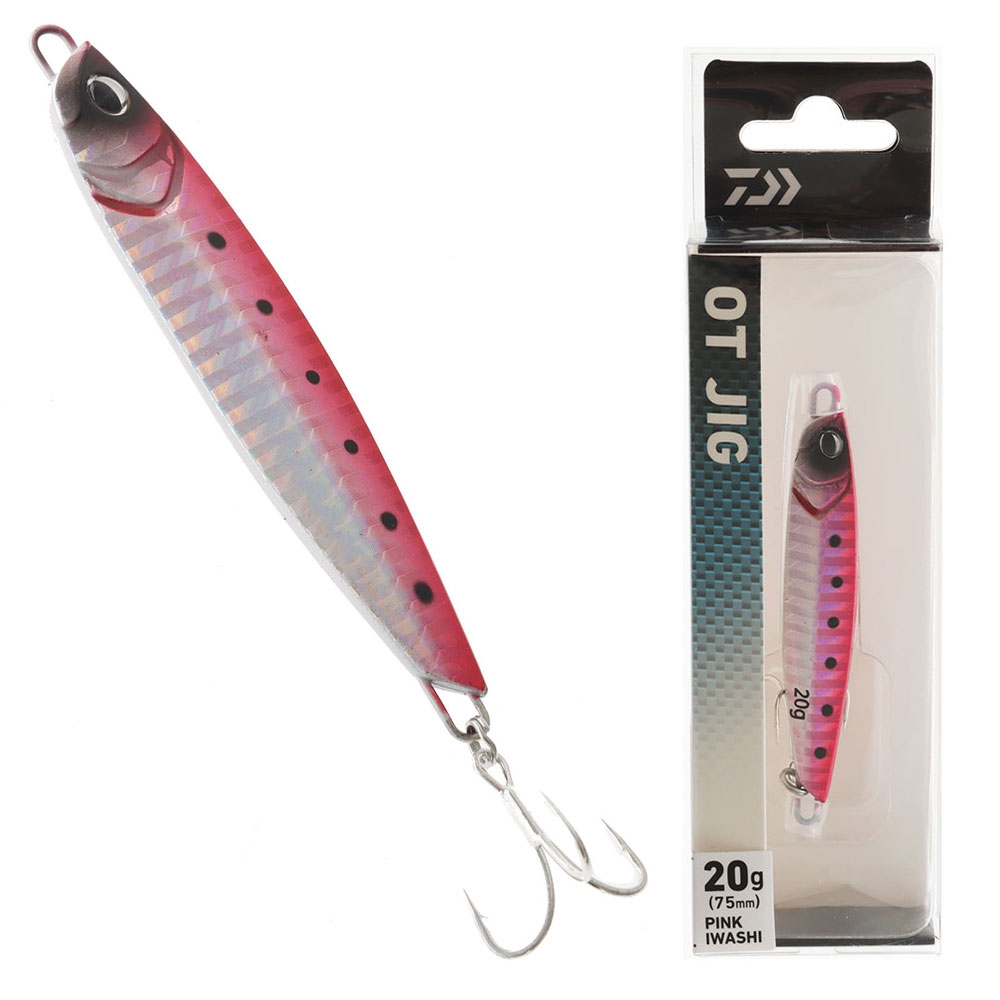 Daiwa OT Jig Metal Spinning Lure 20g 75mm Pink Iwashi
