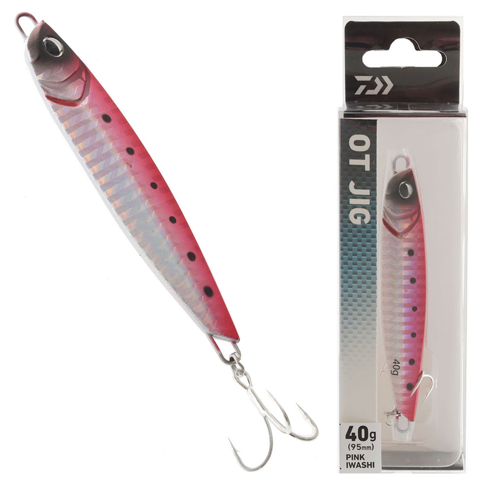 Daiwa OT Metal Casting Jig Pink Iwashi 40g 95mm