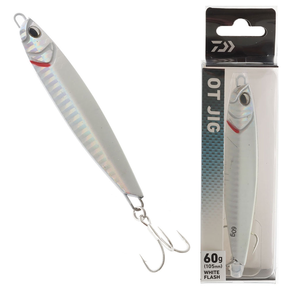 Daiwa OT Metal Casting Jig White Flash 60g 105mm