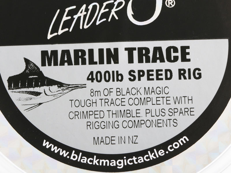 Black Magic 25 Marlin Trace 400lb Speed Rig