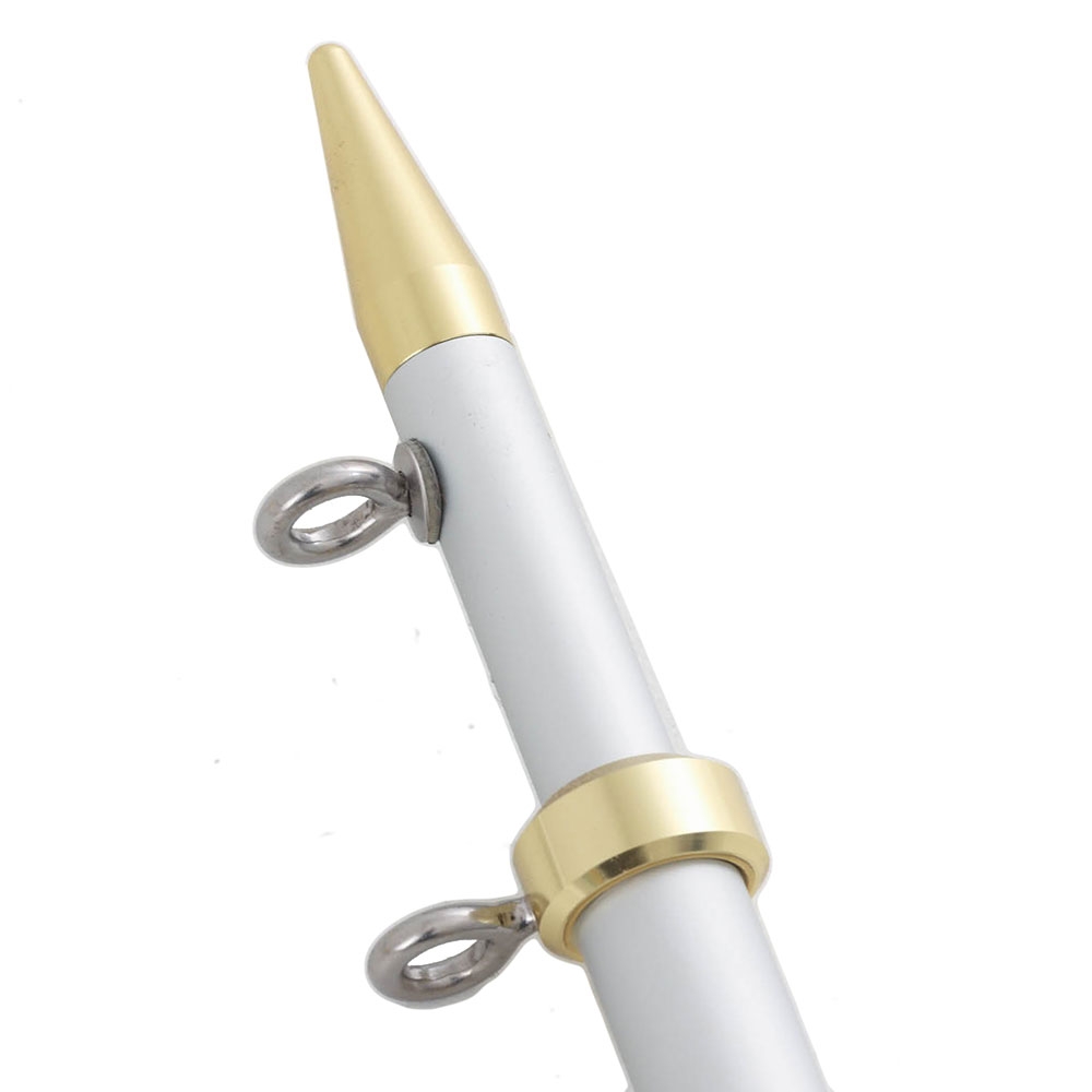 TACO Marine Aluminium Rigid Telescopic Outriggers Pair 15ft/4.6m Silver/Gold