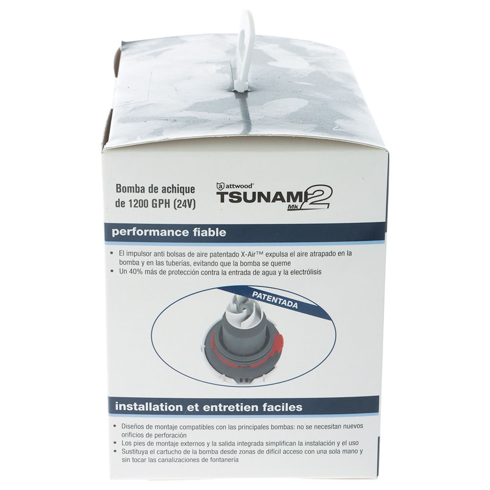 Attwood Tsunami MK2 T1200 Bilge Pump 1200GPH 24V