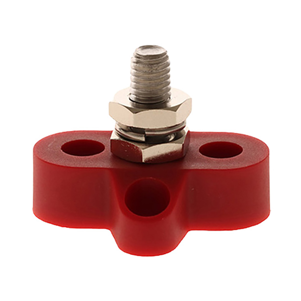 BLA Insulated Single Terminal Stud 8mm Red