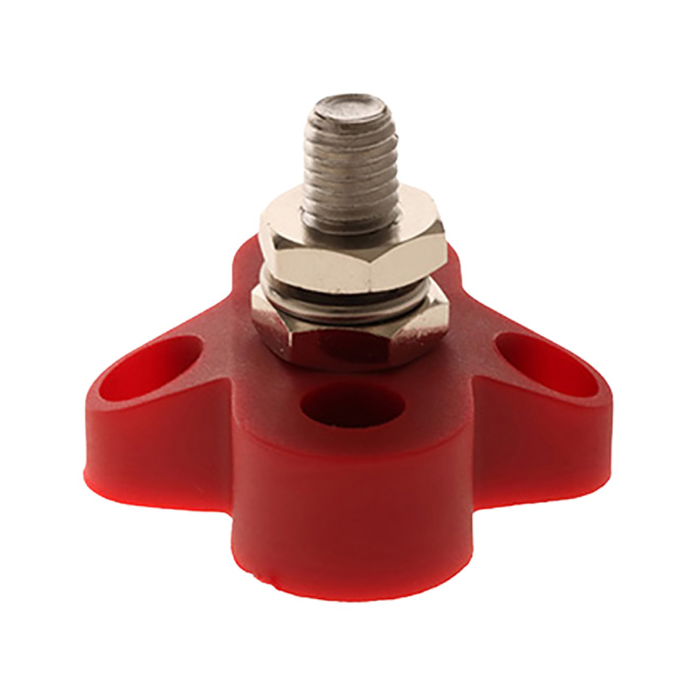 BLA Insulated Single Terminal Stud 8mm Red