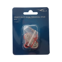 BLA Insulated Dual Terminal Stud 8mm Red Thumbnail BLA Insulated Dual Terminal Stud 8mm Red